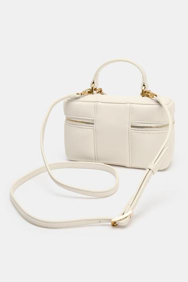 VANITY BAG WITH CHARMS - Ecru by Zara - Image 3
