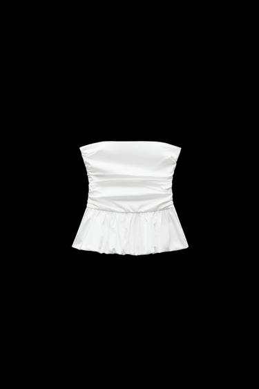FULL POPLIN TOP - White by Zara - Image 0