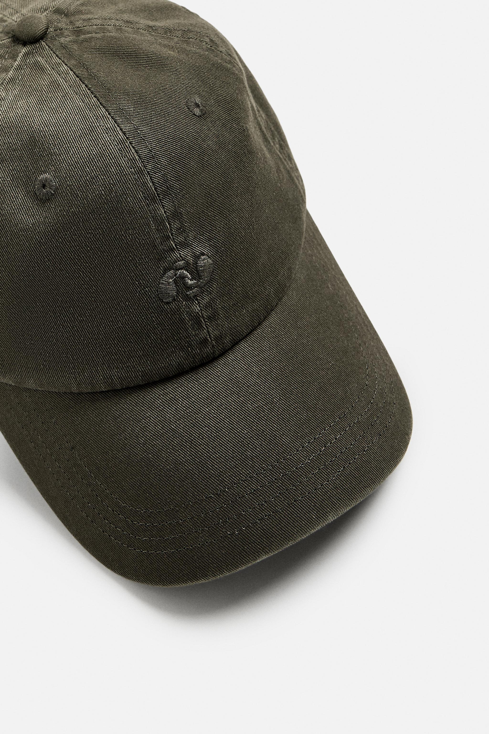 WASHED EMBROIDERED CAP
