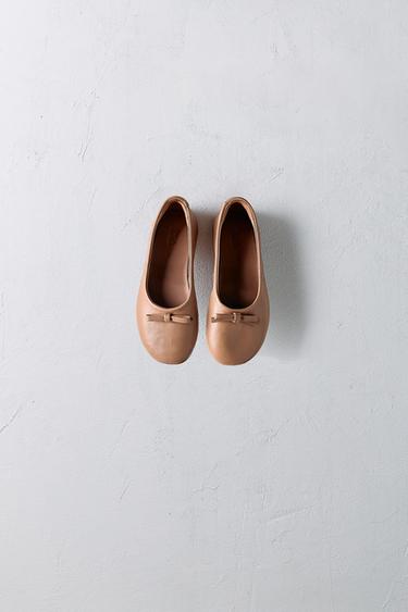 BALLERINES EN CUIR ÉDITION LIMITÉE - Rose de Zara - Image 7