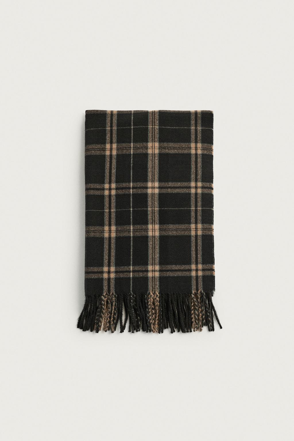COMBINED CHECK SCARF