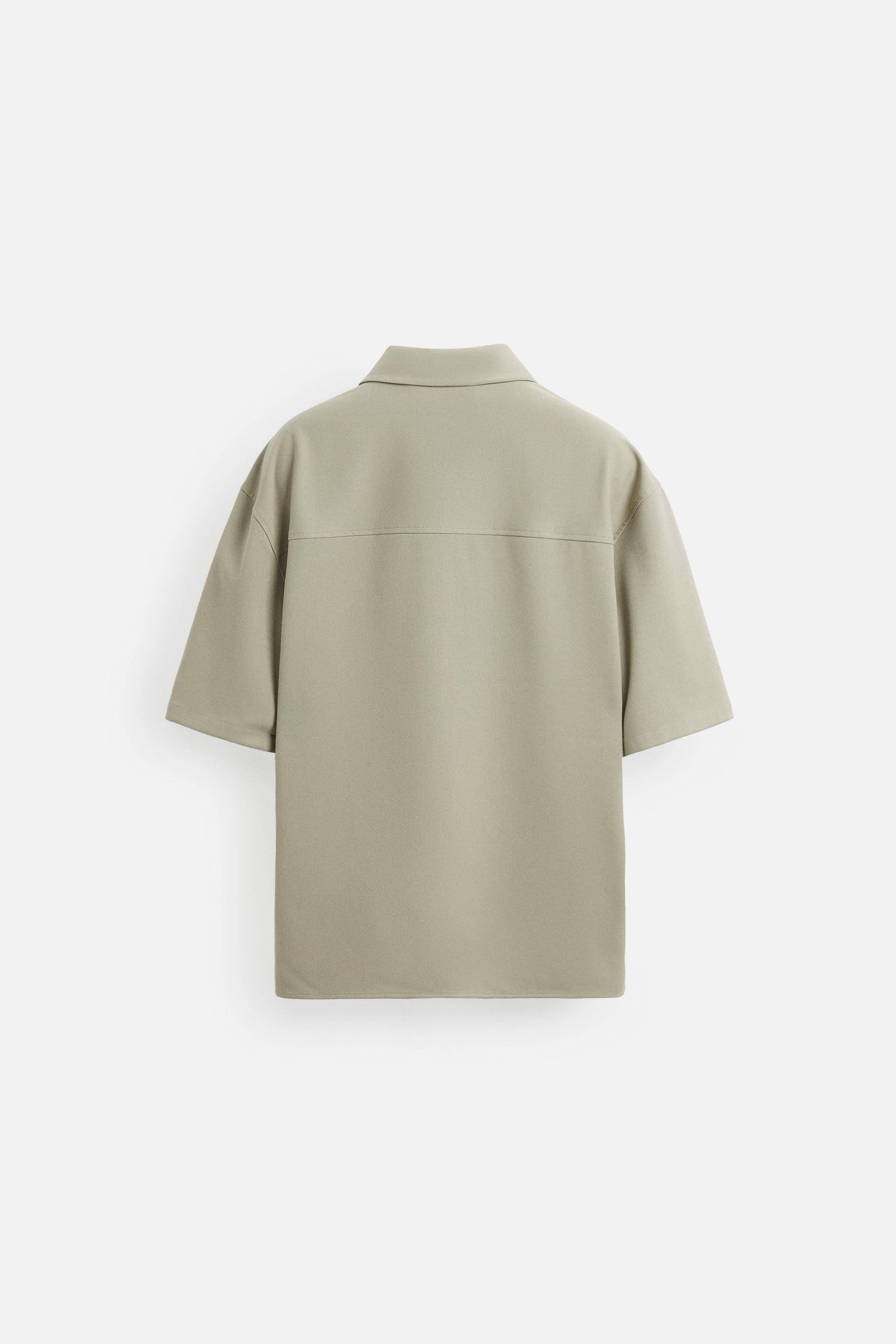 ZARA テクニカルポロシャツ　新品未使用 テクニカルジッパーポロシャツ - エクリュ | ZARA Japan / 日本