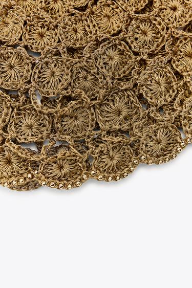 CROCHET BEAD CAP LIMITED EDITION - Golden by Zara - Image 2
