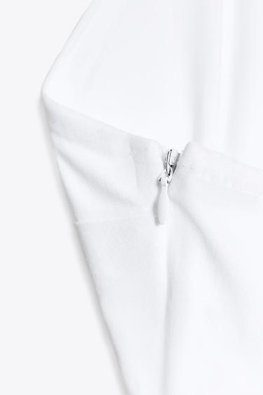 BALLOON HALTER TOP - White by Zara - Image 8