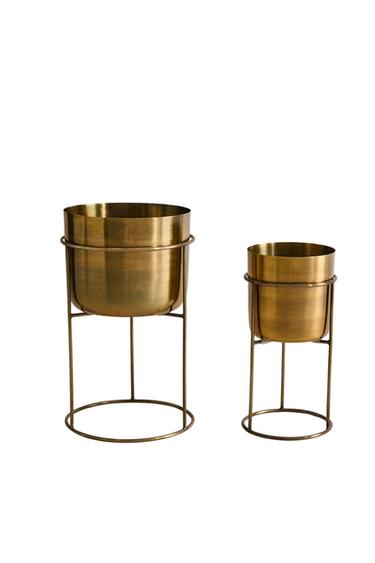 Zara GOLD PLANTER - Golden