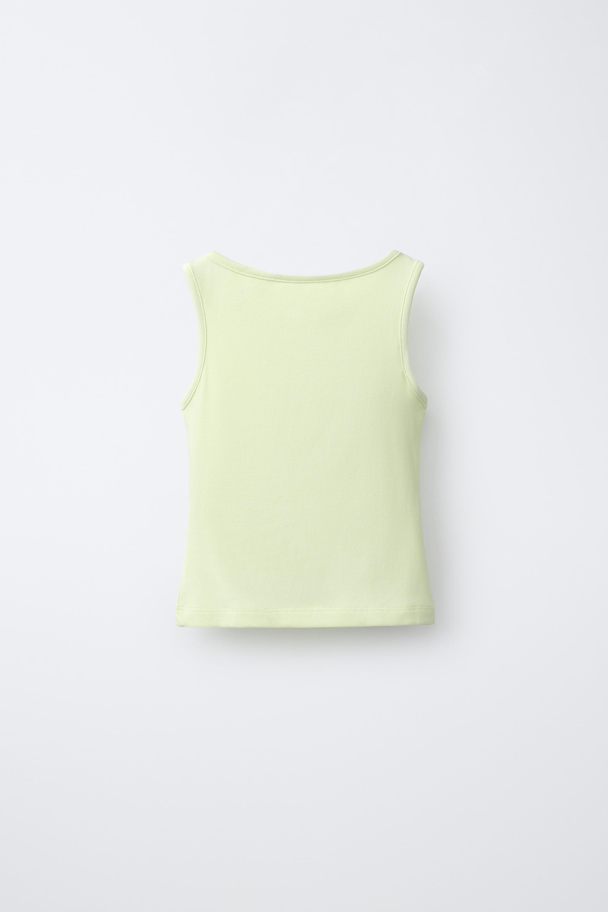 BASIC MODAL TOP — Lime