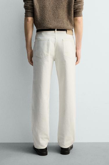 STRAIGHT FIT JEANS - White by Zara - Image 2