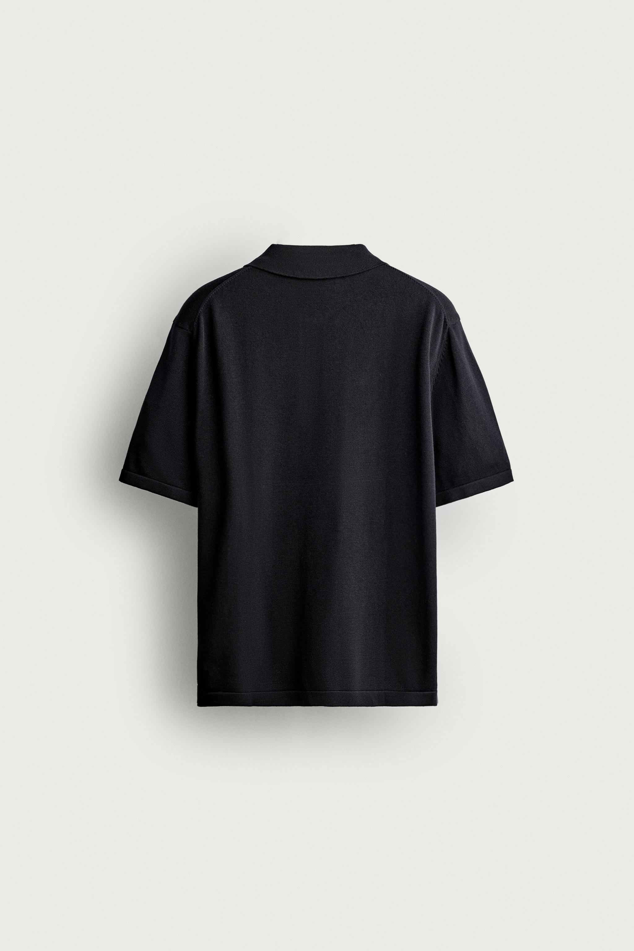 Мужские свитеры Zara REGULAR FIT KNIT POLO — фото 8