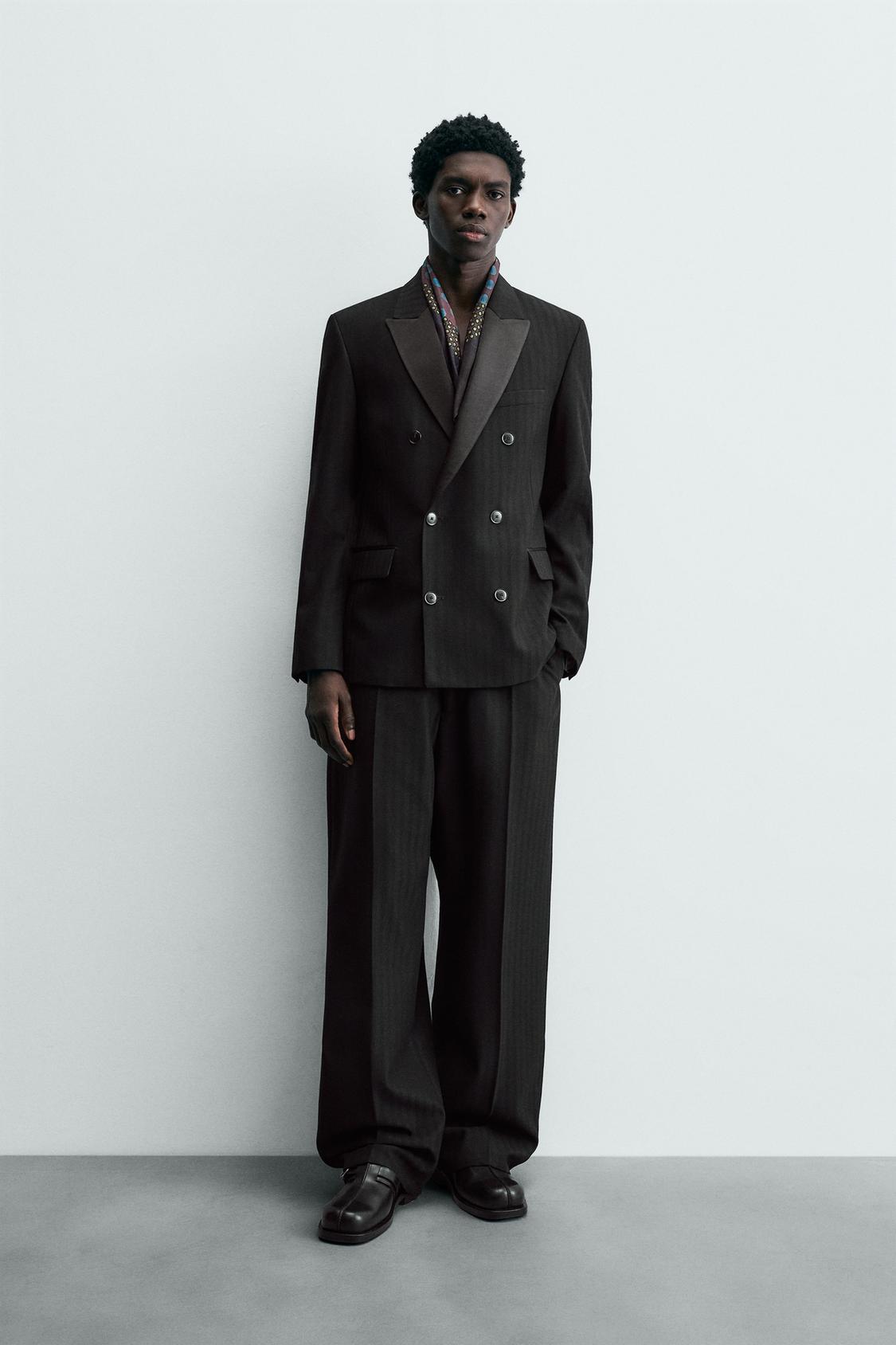 ДВУБОРТНЫЙ КОСТЮМ-БЛЕЙЗЕР ИЗ ЛИМИТИРОВАННОЙ СЕРИИ ZARA