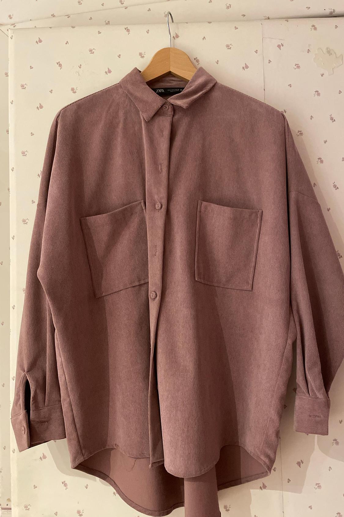CORDUROY SHIRT WITH POCKETS