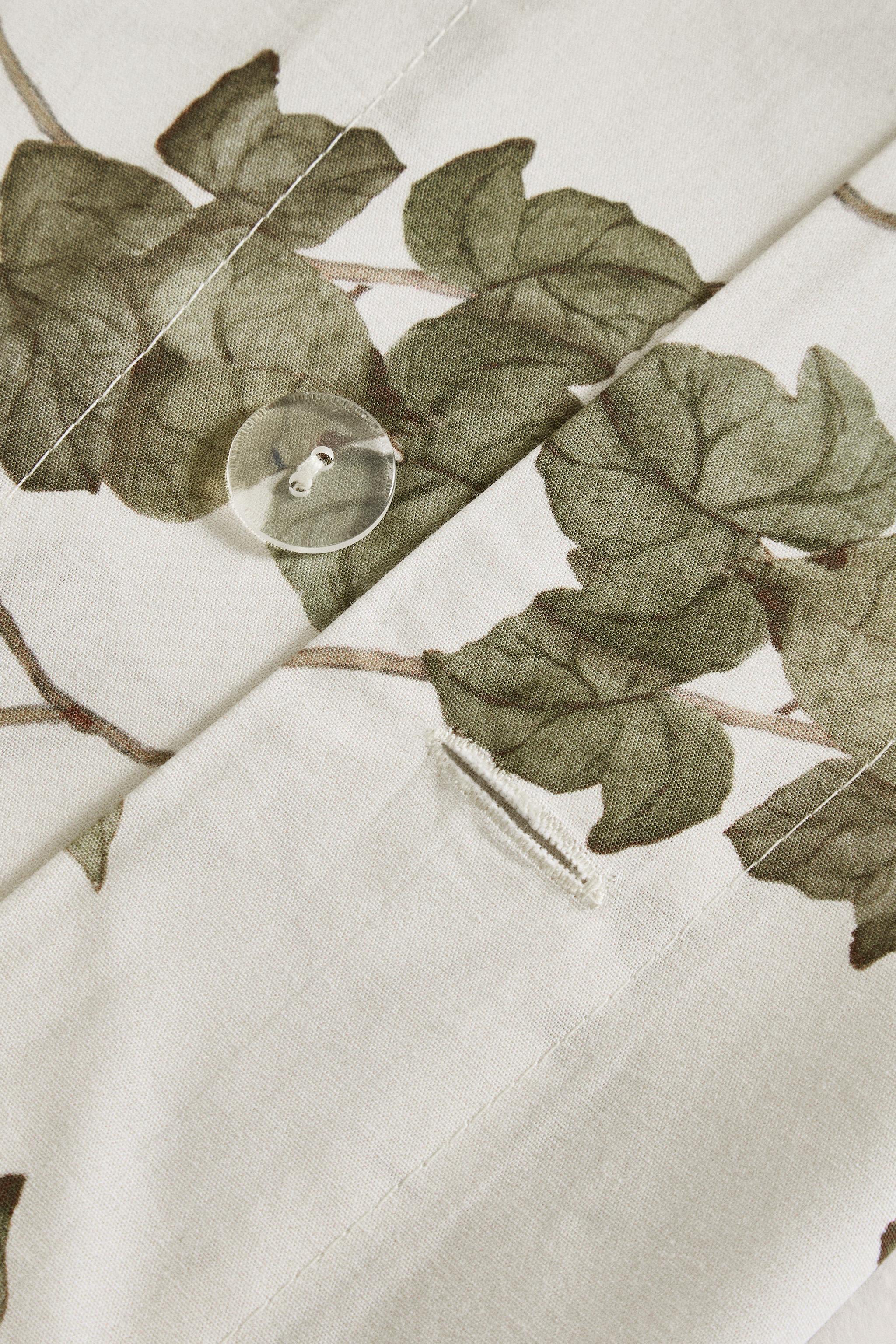 LEAF PRINT DUVET COVER