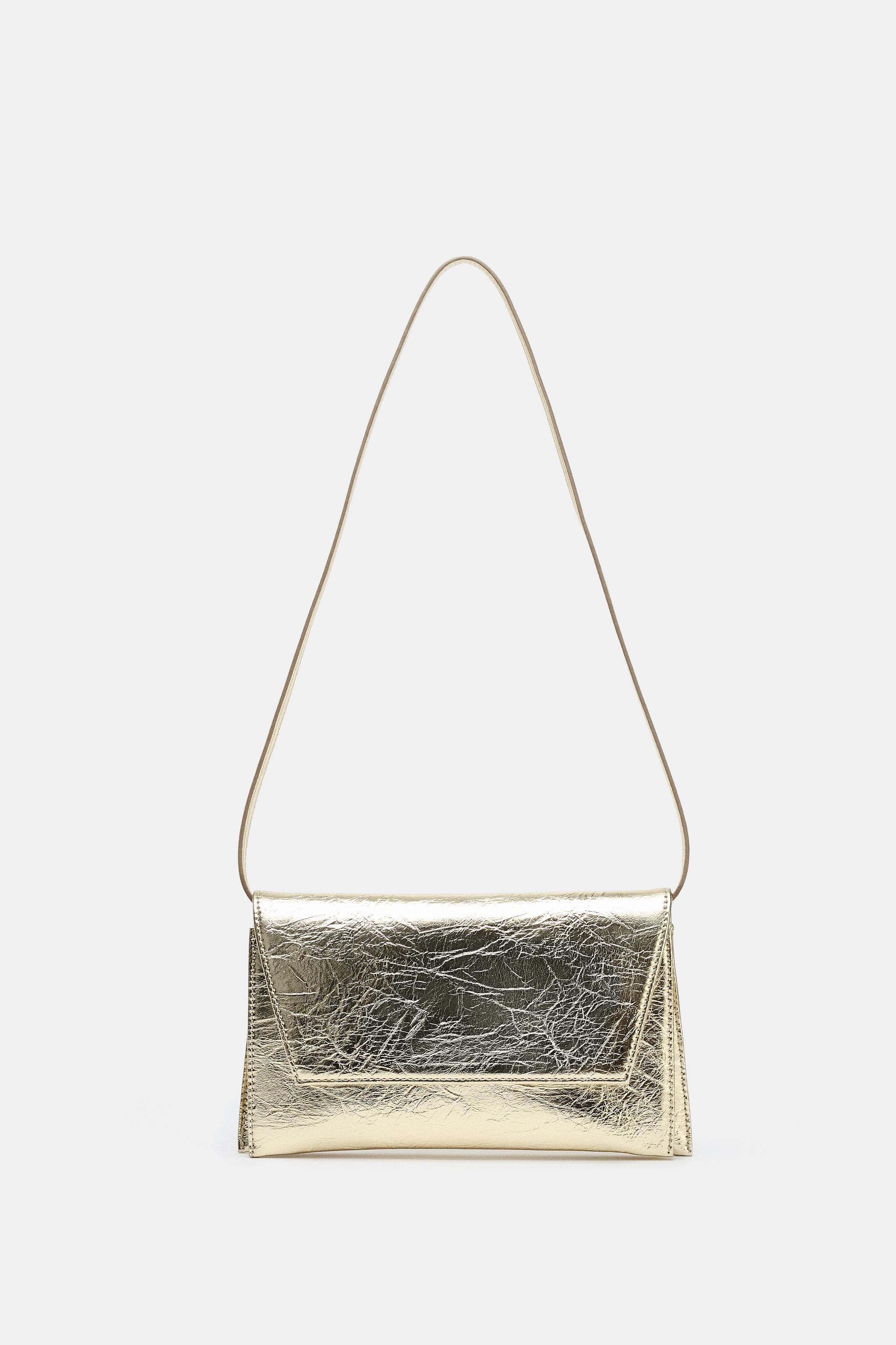 mana3659☆ EMBOSSED MINI CROSSBODY BAG - Gold | ZARA South Africa