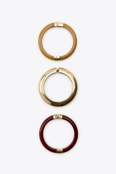 PACK OF 3 RESIN BRACELETS - Multicoloured by Zara - Image 4