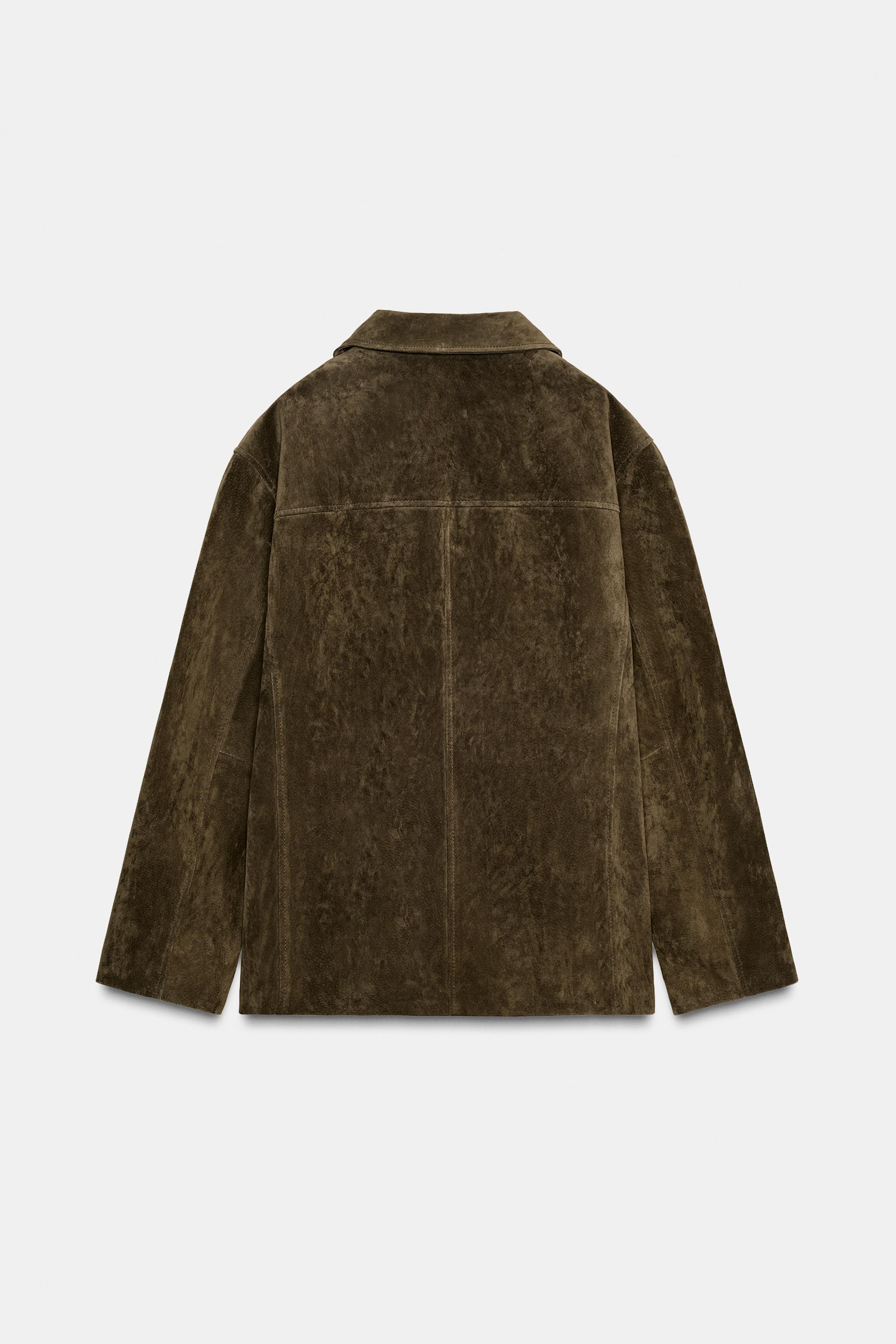ZW COLLECTION LIMITED EDITION 100% レザー スエードジャケット