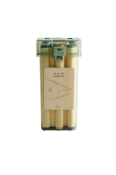 DUAL-TIP MARKERS (PACK OF 12) - Multicoloured by Zara