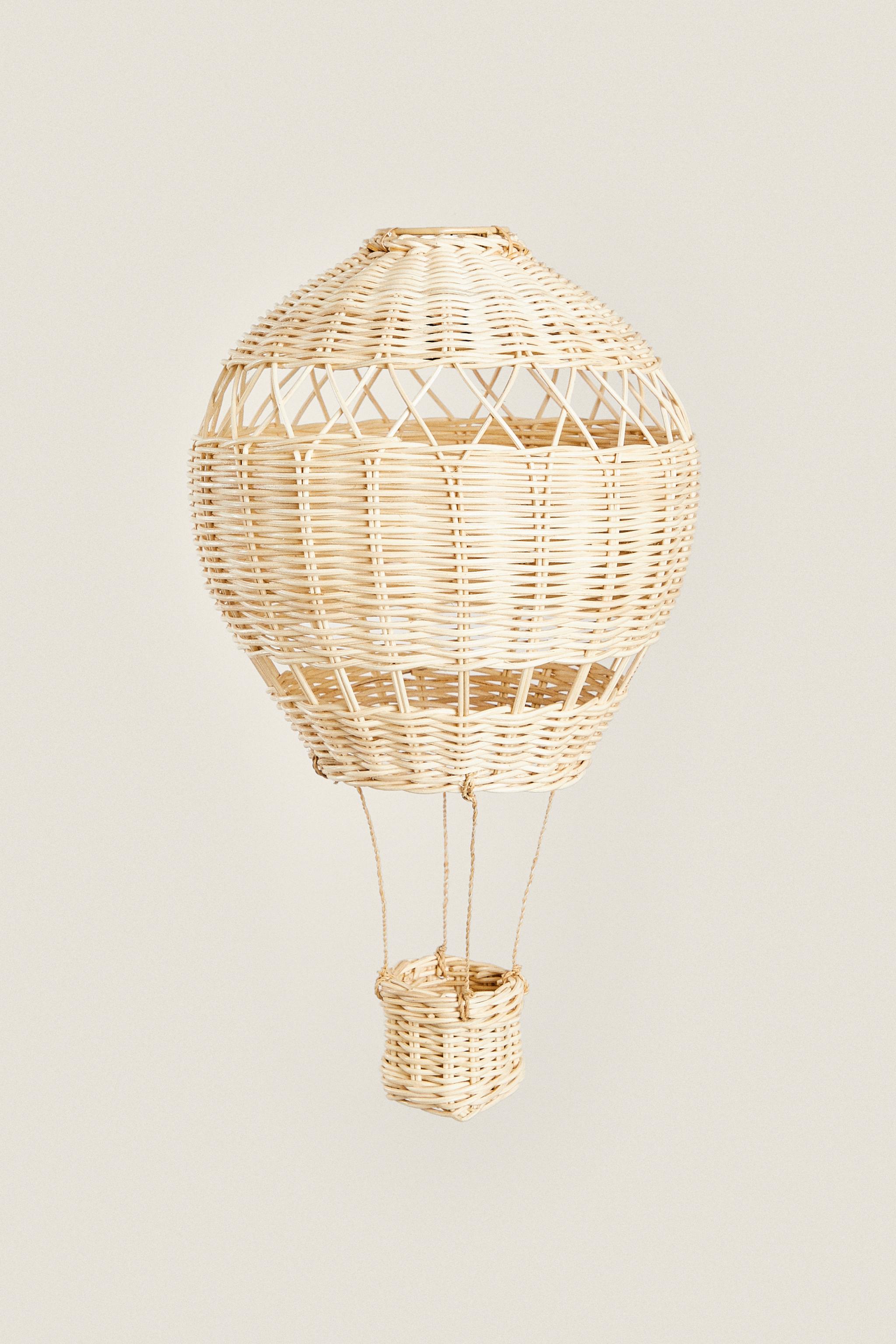 Children’s Rattan Balloon Ceiling Lampshade - Unique Design