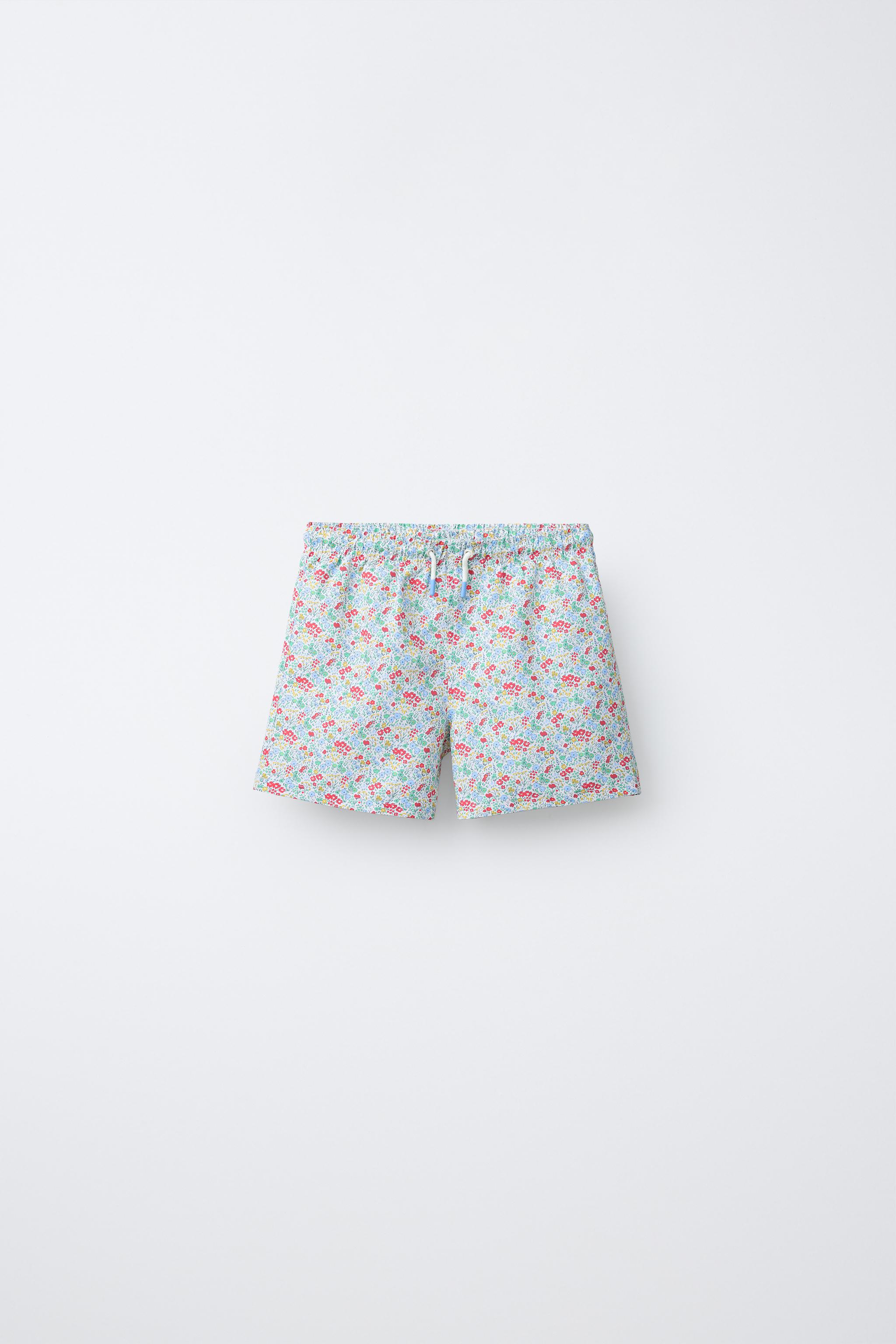 SHORT DE BAIN À FLEURS (1-6 ANS)