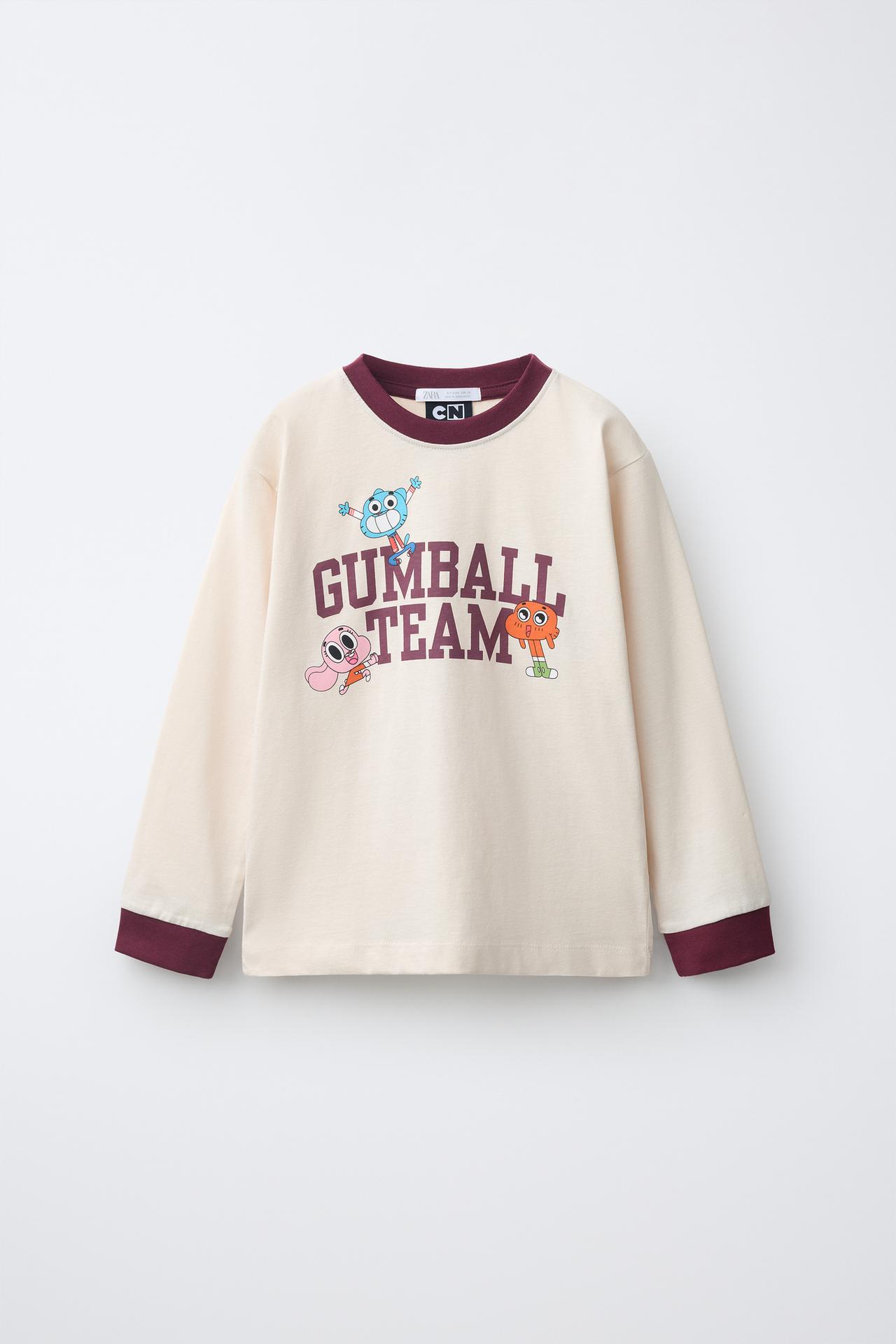 6-14 YEARS/ GUMBALL CARTOON NETWORK™ PYJAMAS — Burgundy