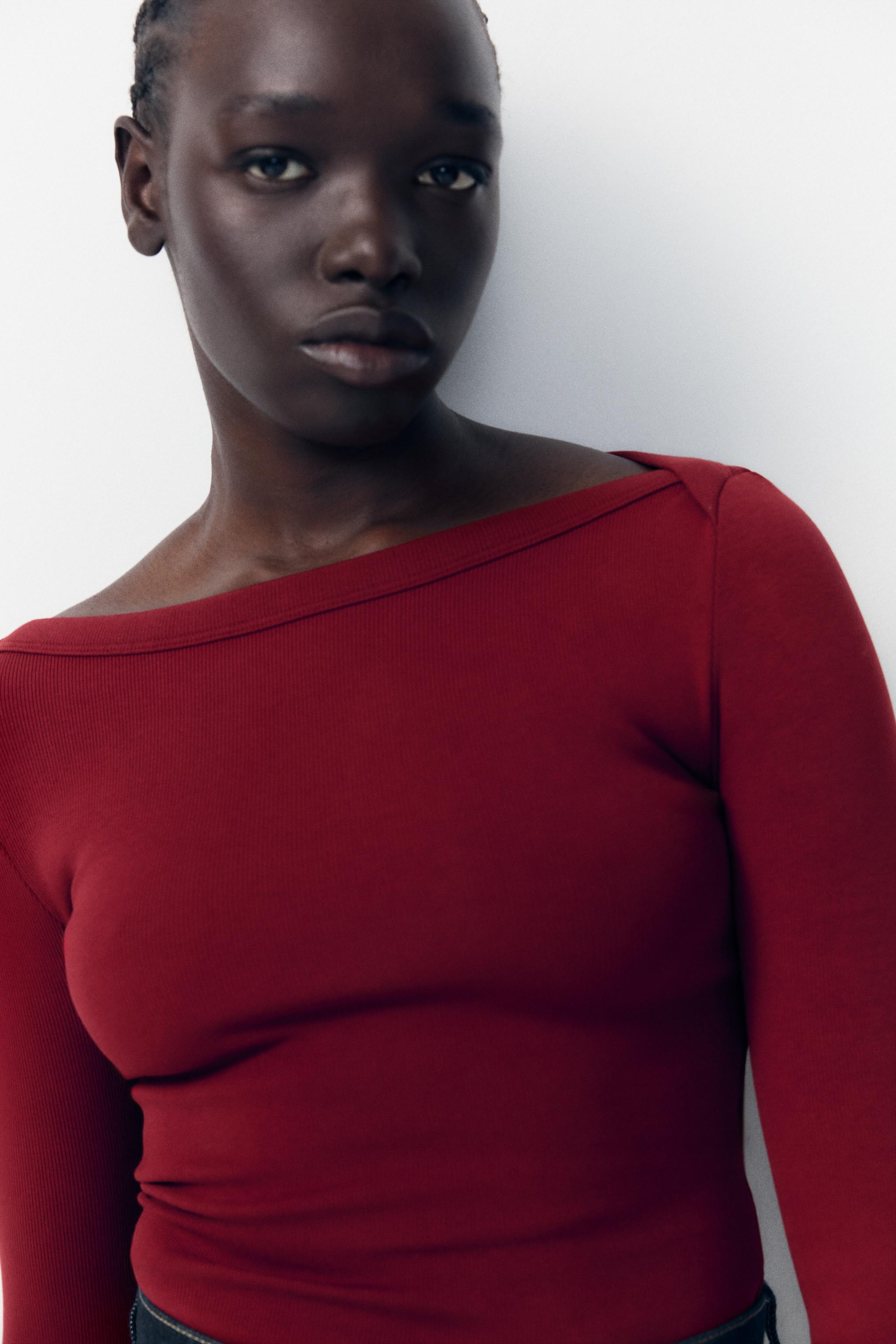 BOATNECK RIB SHIRT - Oyster-white | ZARA United States