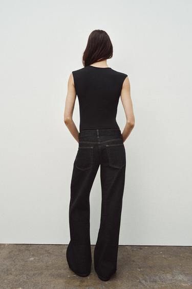 SLEEVELESS BODYSUIT - Black by Zara - Image 2