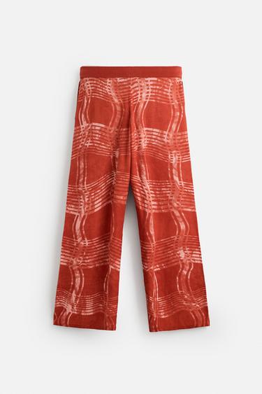 GRAPHIC PRINT KNIT TROUSERS © OTIS KWAME KYE QUAICOE - Red by Zara - Image 6