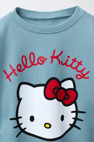 T-SHIRT HELLO KITTY © SANRIO NŒUDS - Bleu moyen de Zara - Image 2