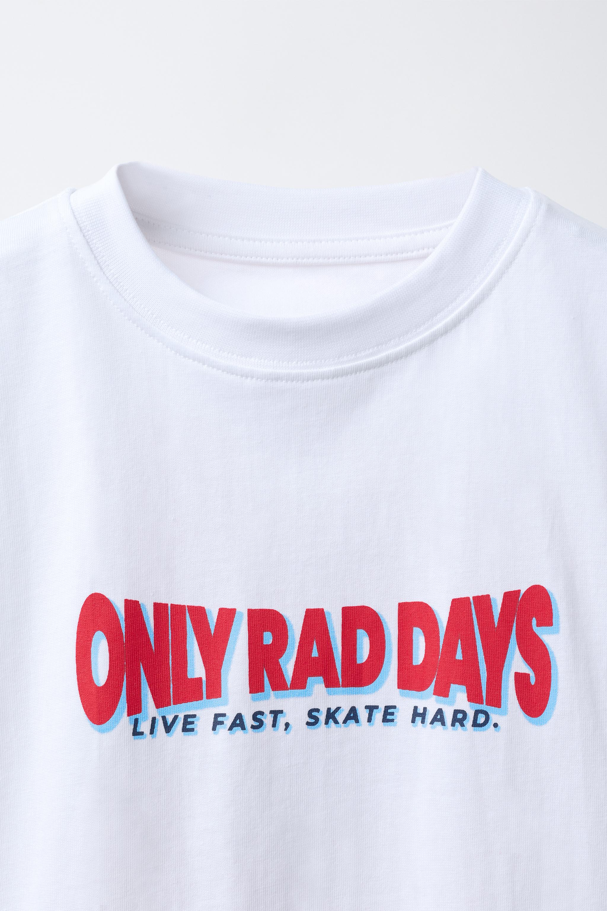 TEXT PRINT T-SHIRT - White | ZARA Canada