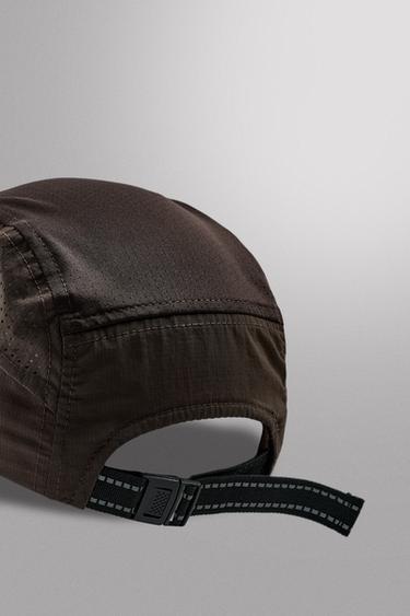 LIMITED EDITION PERFORATED TECHNICAL CAP - Brown by Zara - Image 2