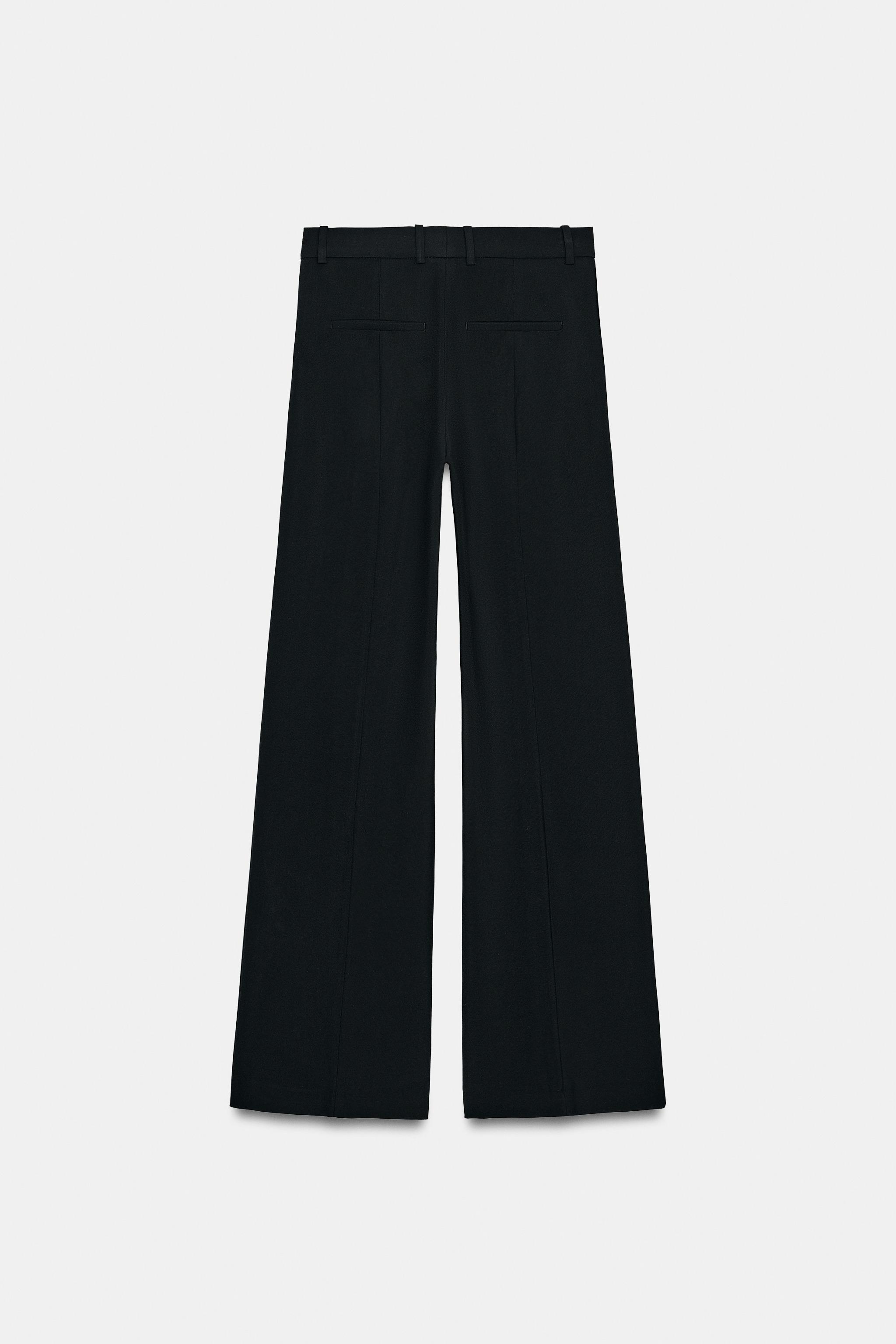 PANTALON À JAMBES LARGES TAILLE HAUTE ZW COLLECTION