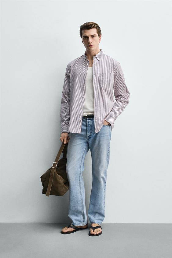 REGULAR FIT STRIPED SHIRT