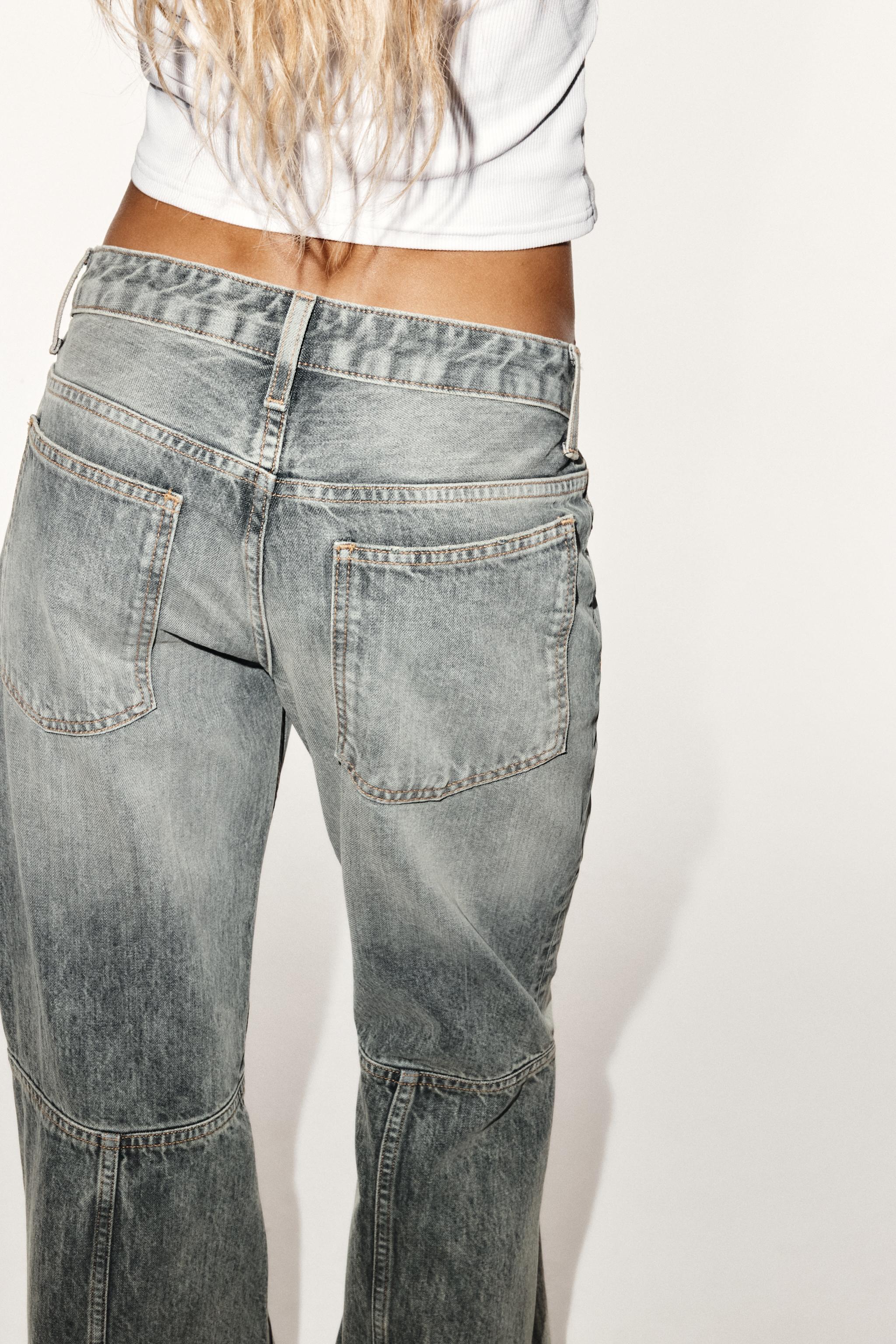 TRF LOW-RISE SUPER flare JEANS