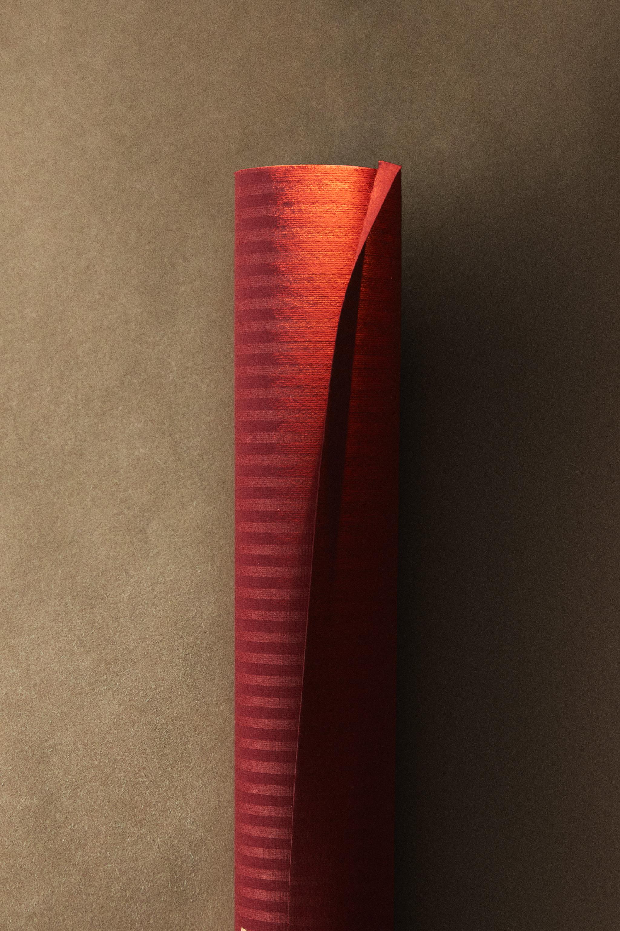 PAPIER CADEAU RAYURES NOËL