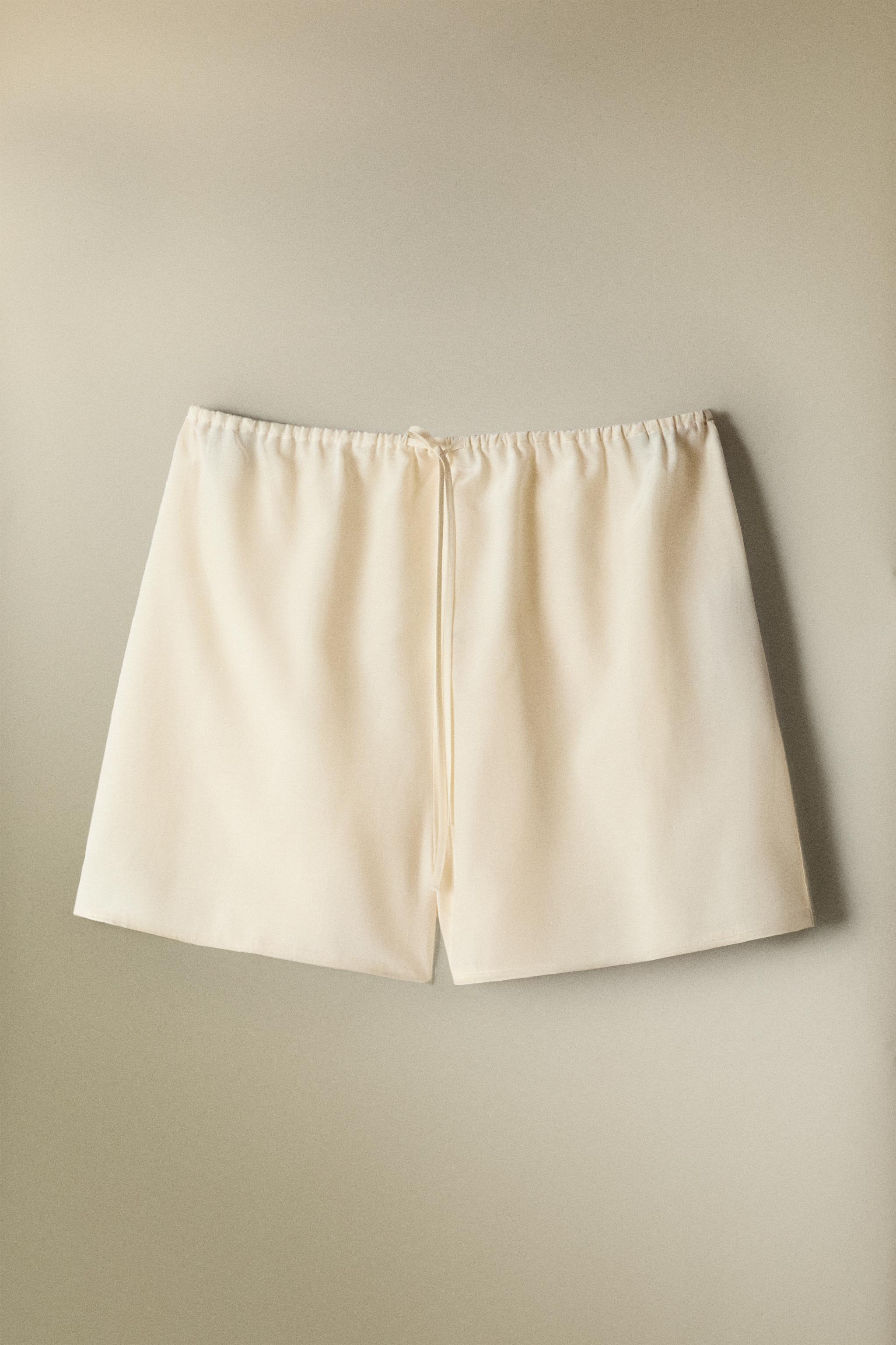 SHORT SOIE COTON