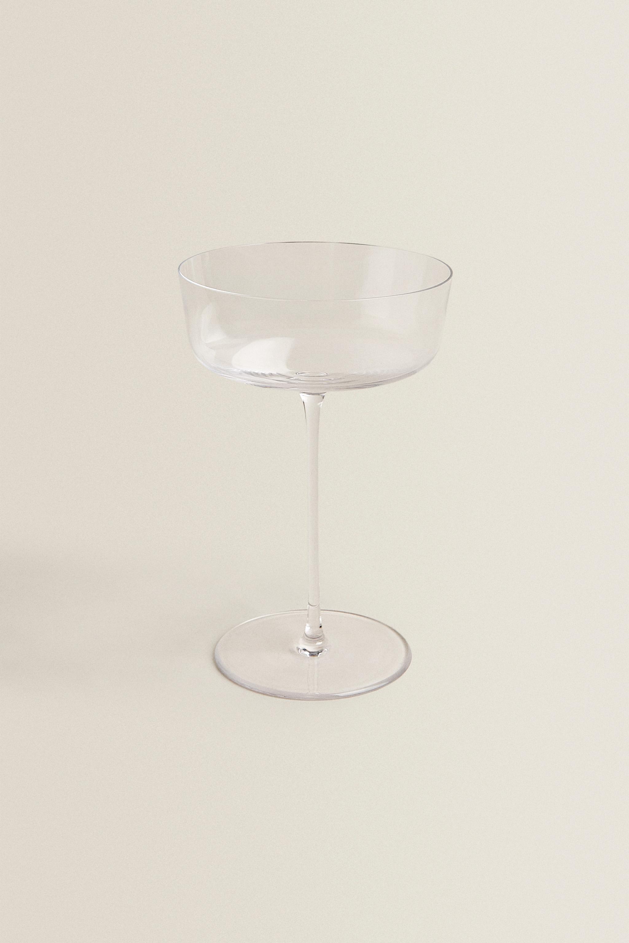 BLOWN CRYSTALLINE SPARKLING WINE FLUTE