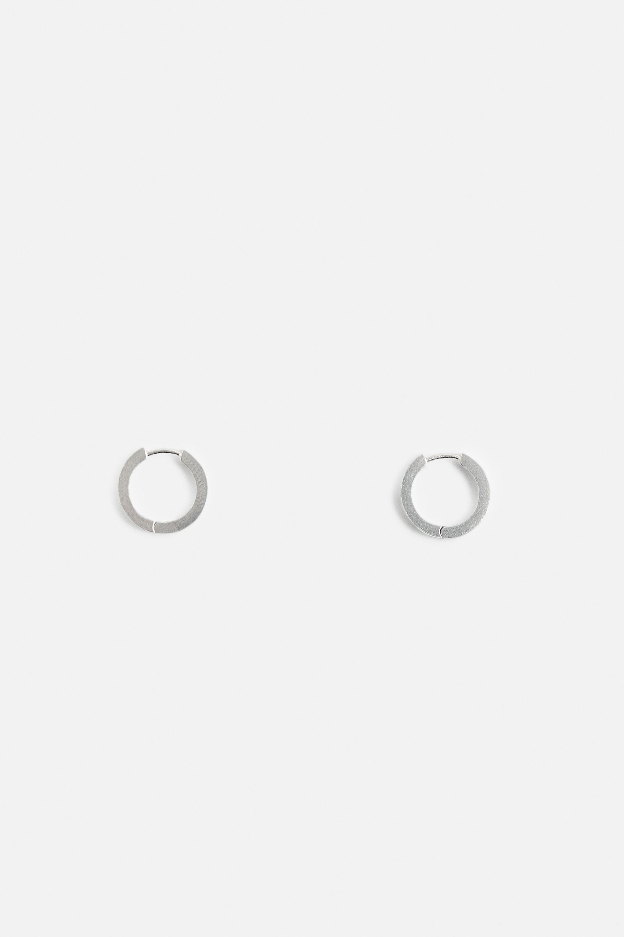 100% SILVER EARRINGS LIMITED EDITION - Silver | ZARA United