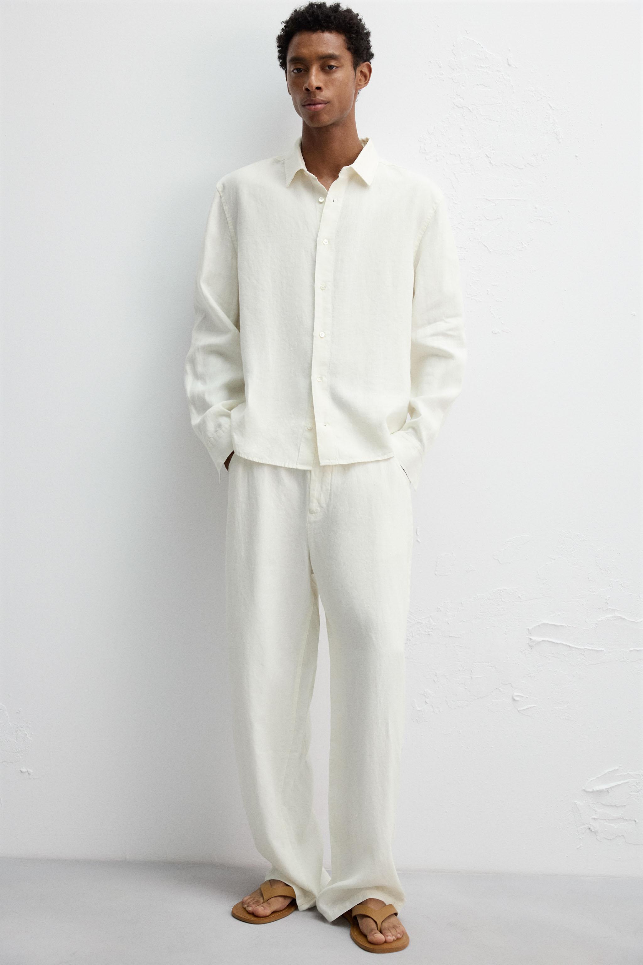 PANTALON COUPE DÉCONTRACTÉE 100 % CHANVRE