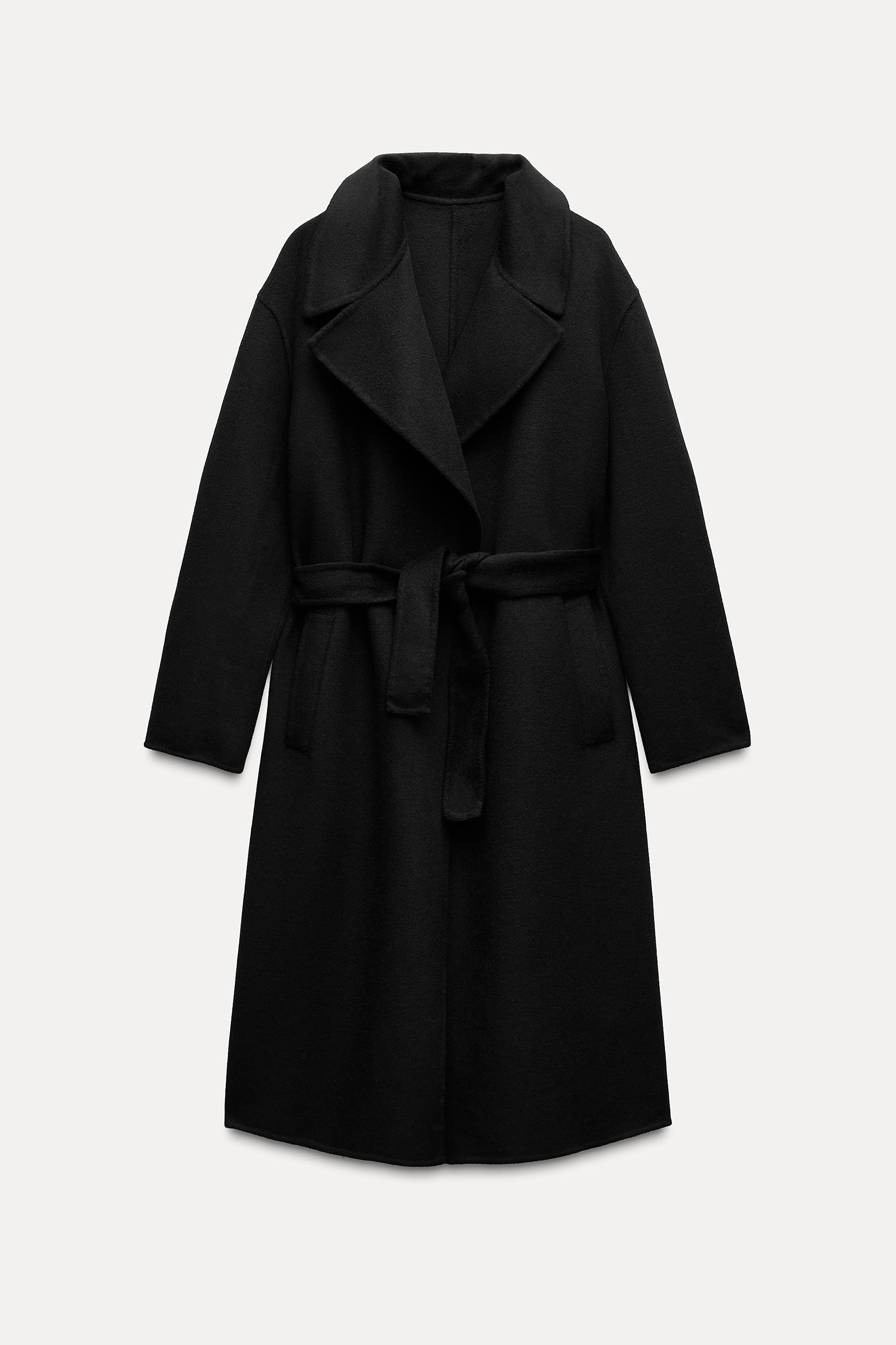 Zara Manteca wool shops blend coat