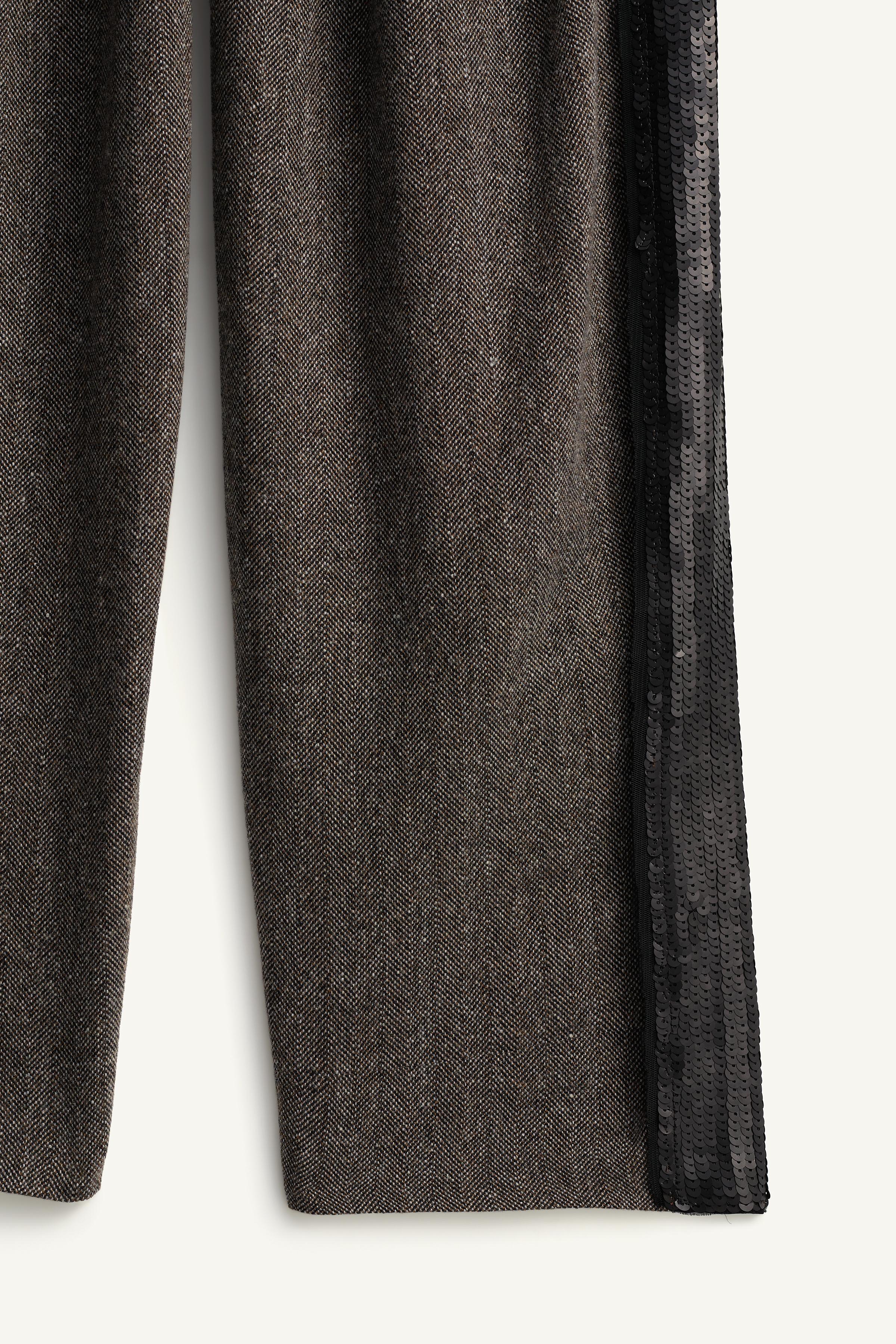 LIMITED EDITION SEQUIN PLEATED PANTS