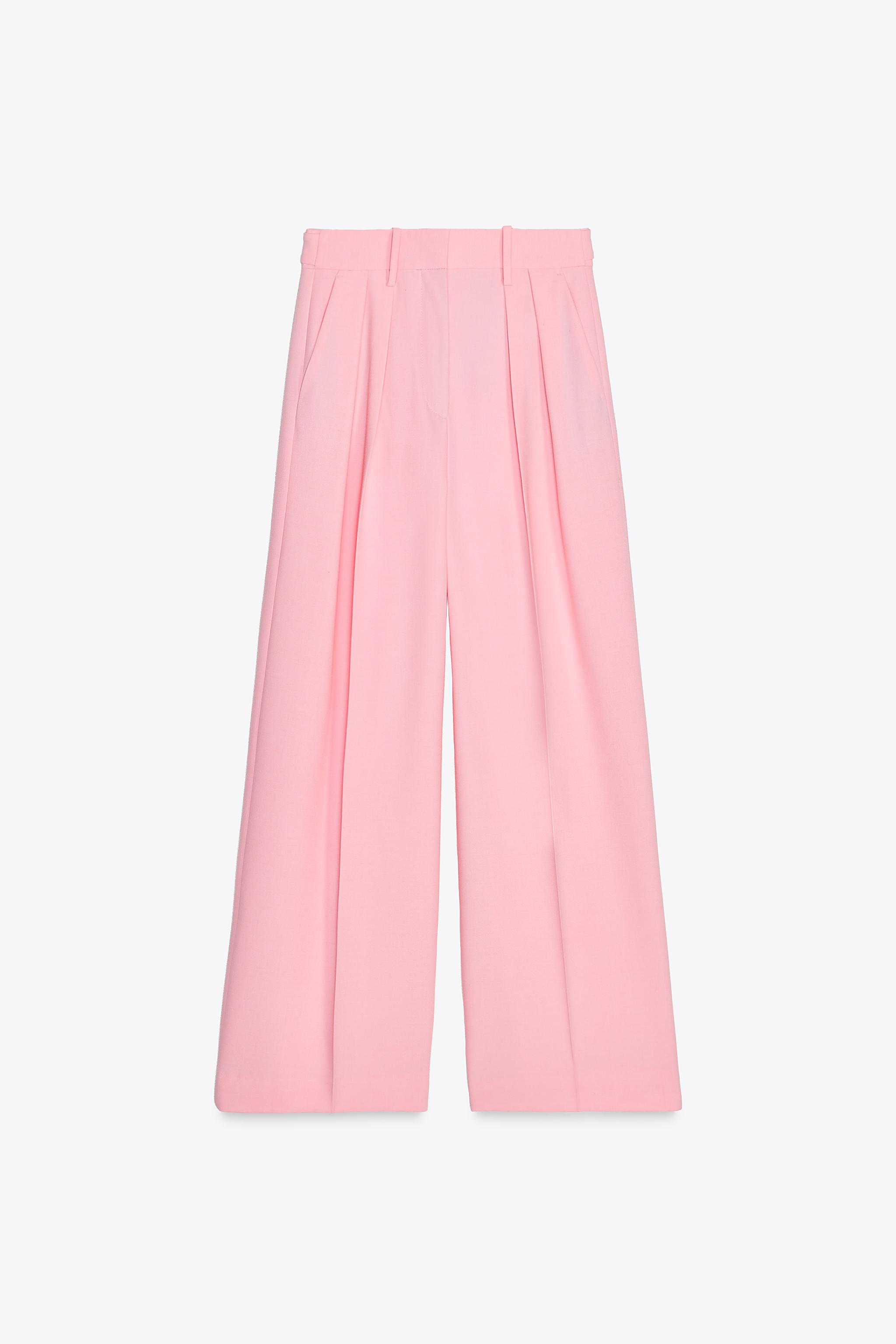 パンツ PAROSH Women Straight Pants D231203 COXY885 Pink Straight Leg Pant Pink | Garage