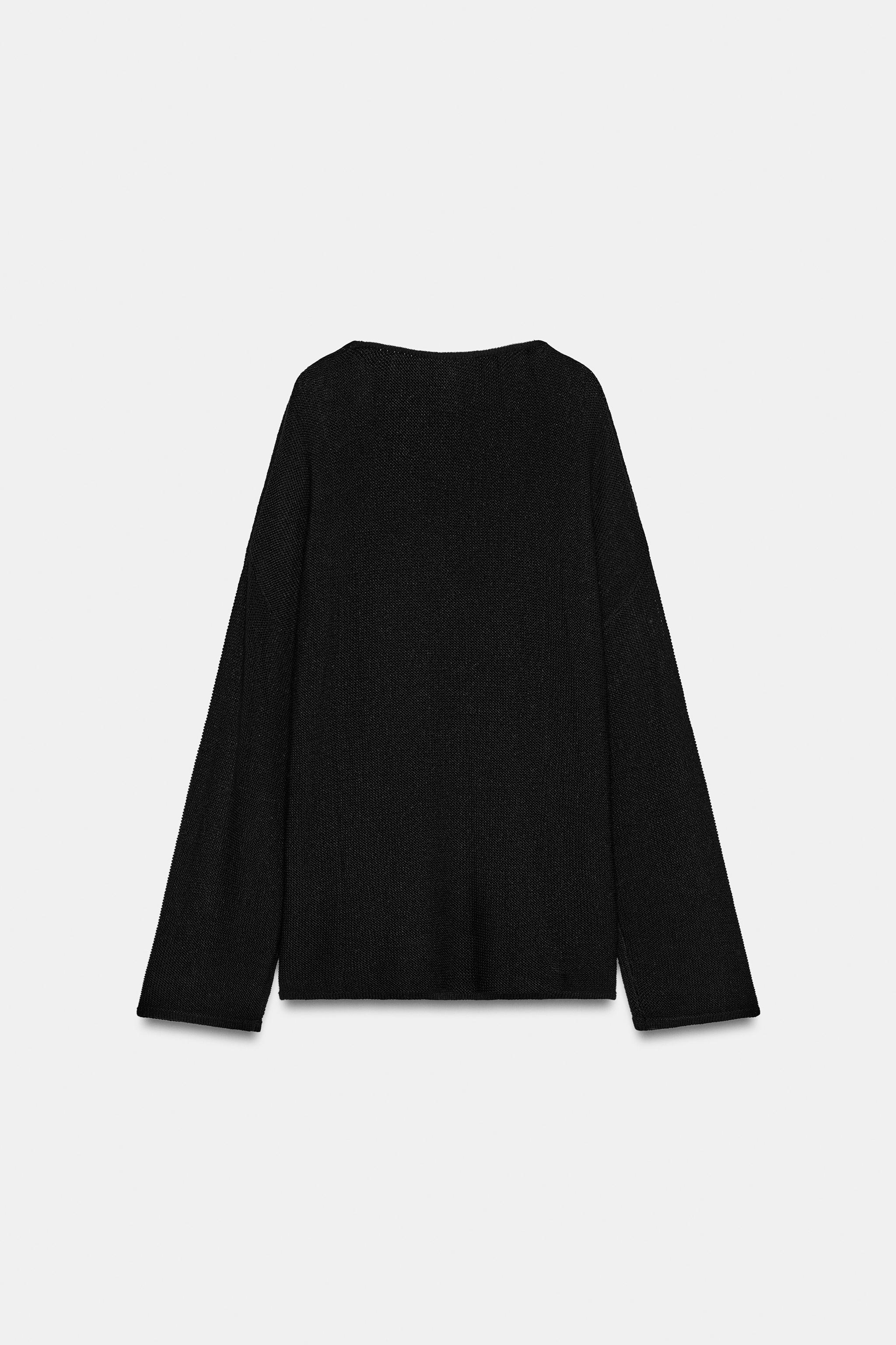ROUND NECK KNIT SWEATER