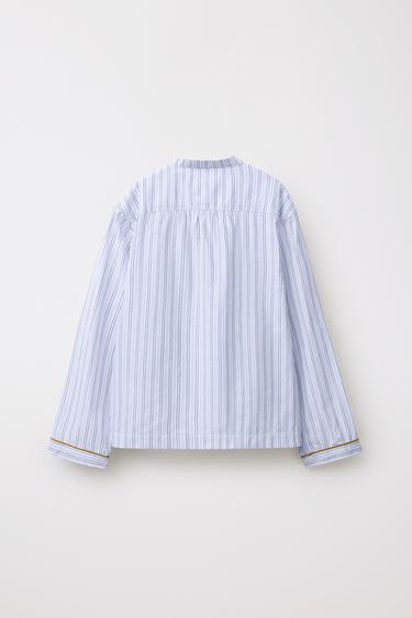 CHEMISE DE PYJAMA À RAYURES ÉDITION LIMITÉE - rayures de Zara - Image 1