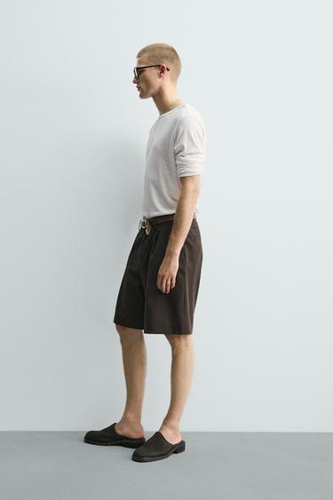 T-SHIRT RELAXED FIT STRUCTURÉ CANNELÉ - Blanc de Zara - Image 3