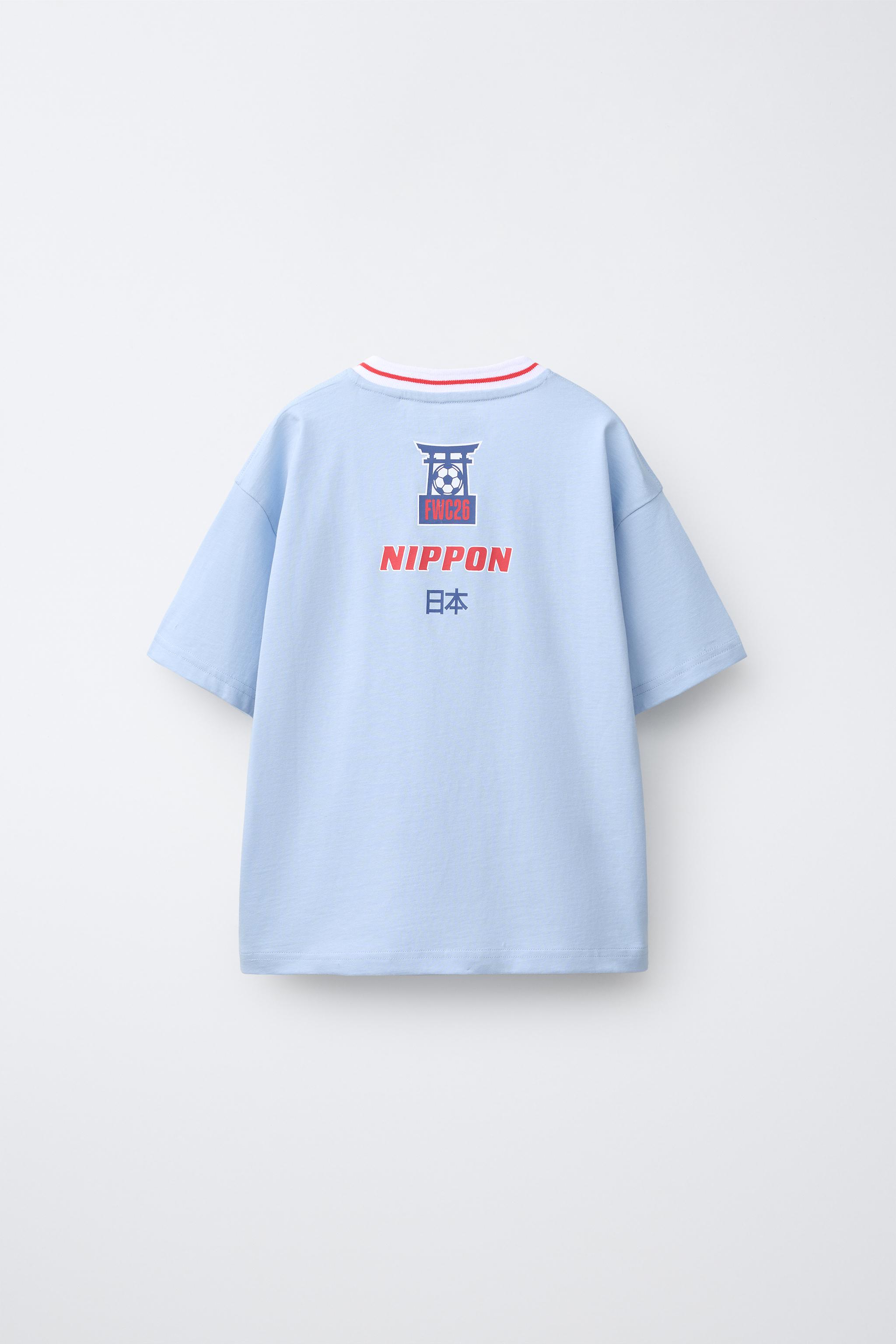 Детские футболки Zara JAPAN FIFA WORLD CUP ™ 2026 PRINT T-SHIRT — фото 3