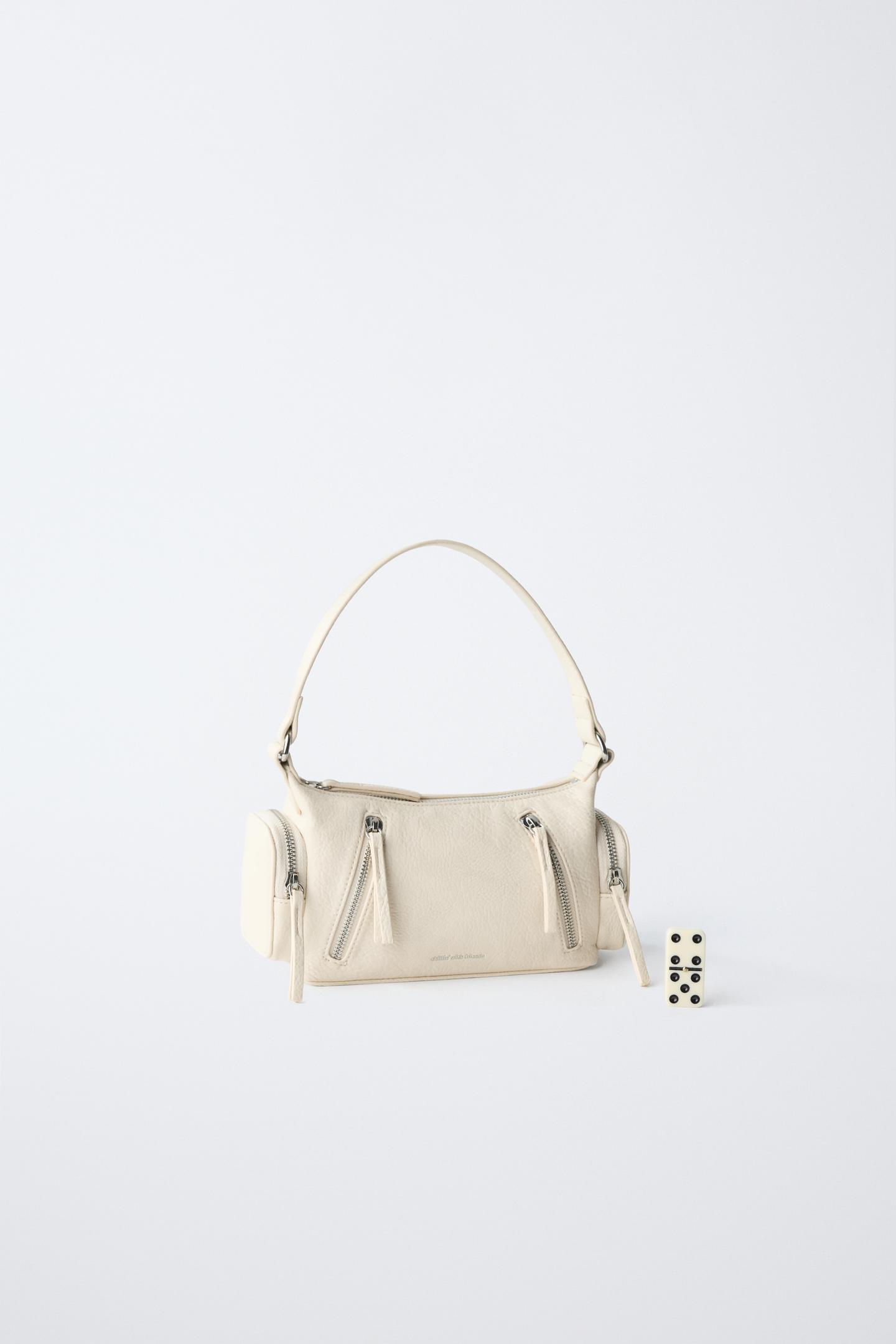 Детская сумка Zara Zipper Shoulder, цвет: Молочный белый — фото 6