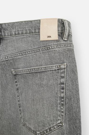 SHORT EN DENIM COUPE CLASSIQUE - Gris de Zara - Image 8