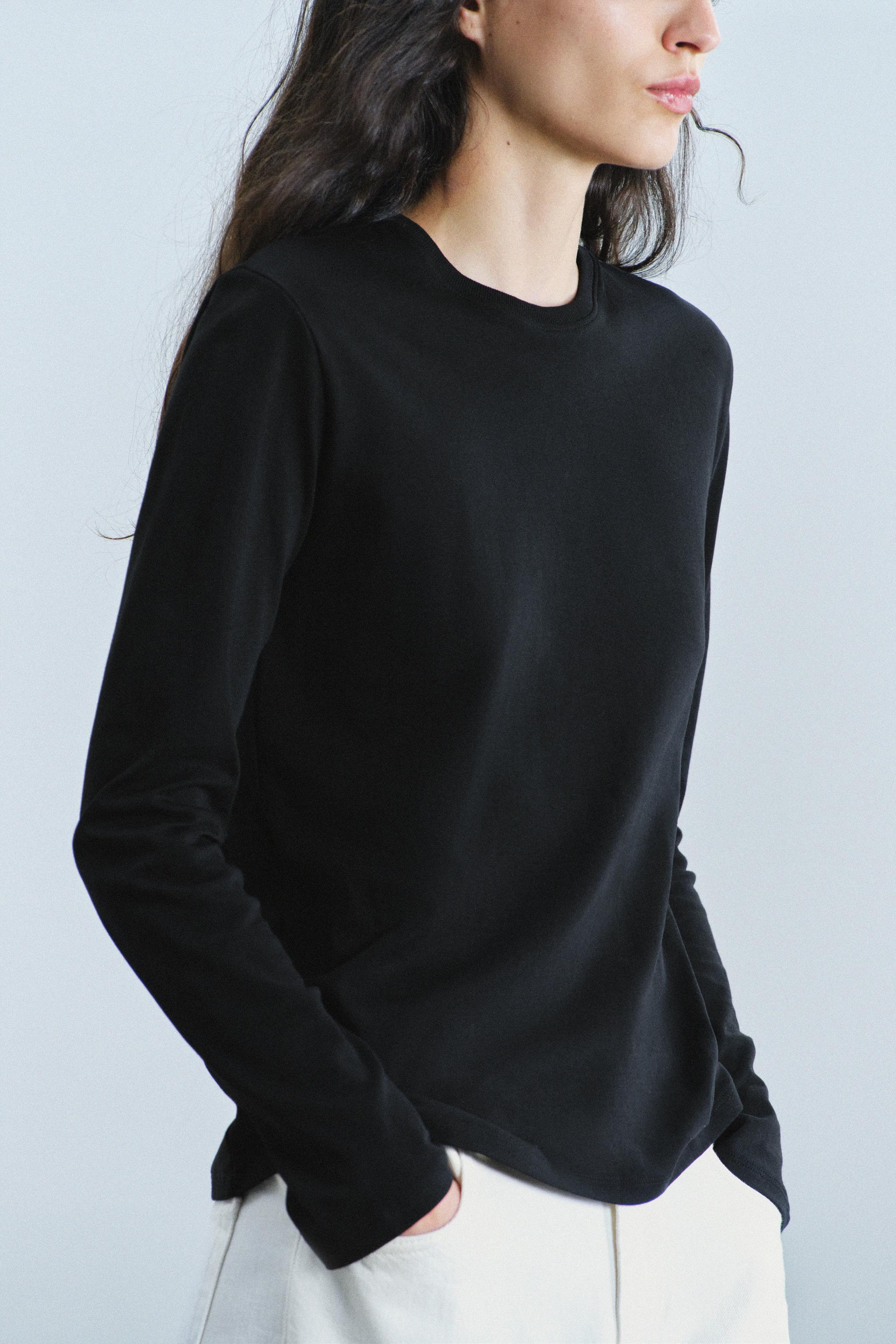 INTERLOCK LONG-SLEEVE T-SHIRT