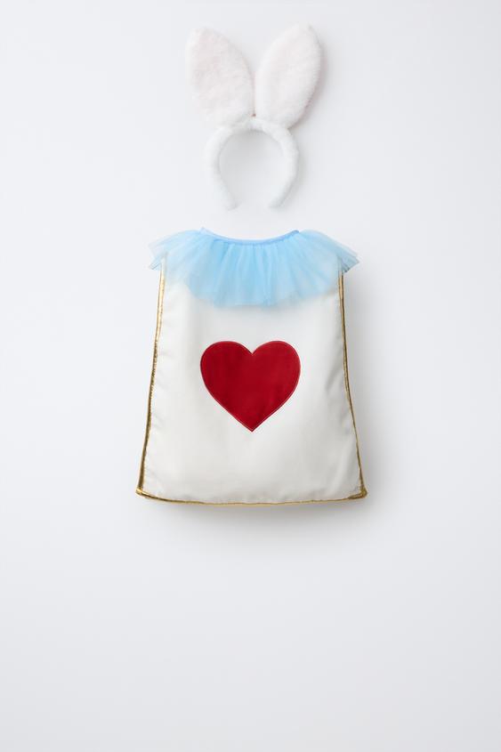 ENSEMBLE DÉGUISEMENT LAPIN BLANC ALICE IN WONDERLAND © DISNEY - Blanc de Zara - Image 1