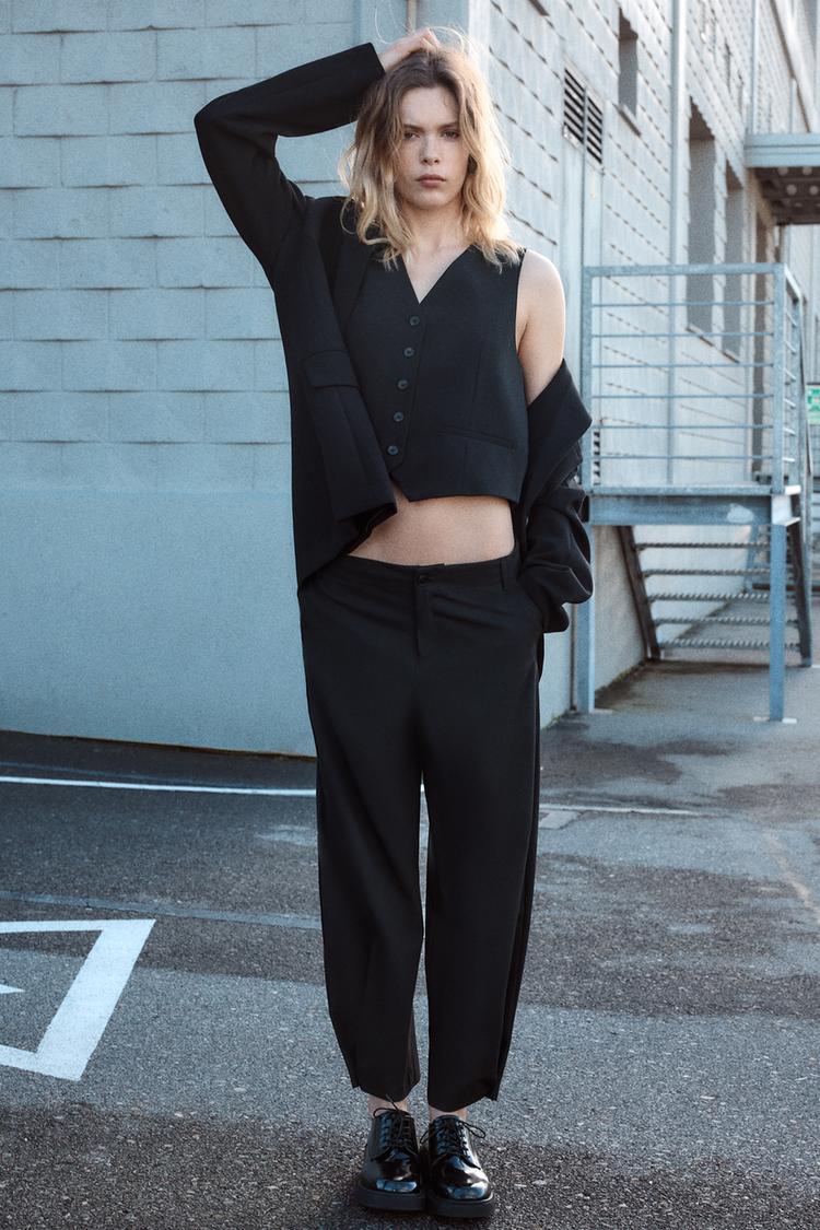 Kapuze Frauen Weste Zara ärmellose Weste Puffer Weste Lang Damen