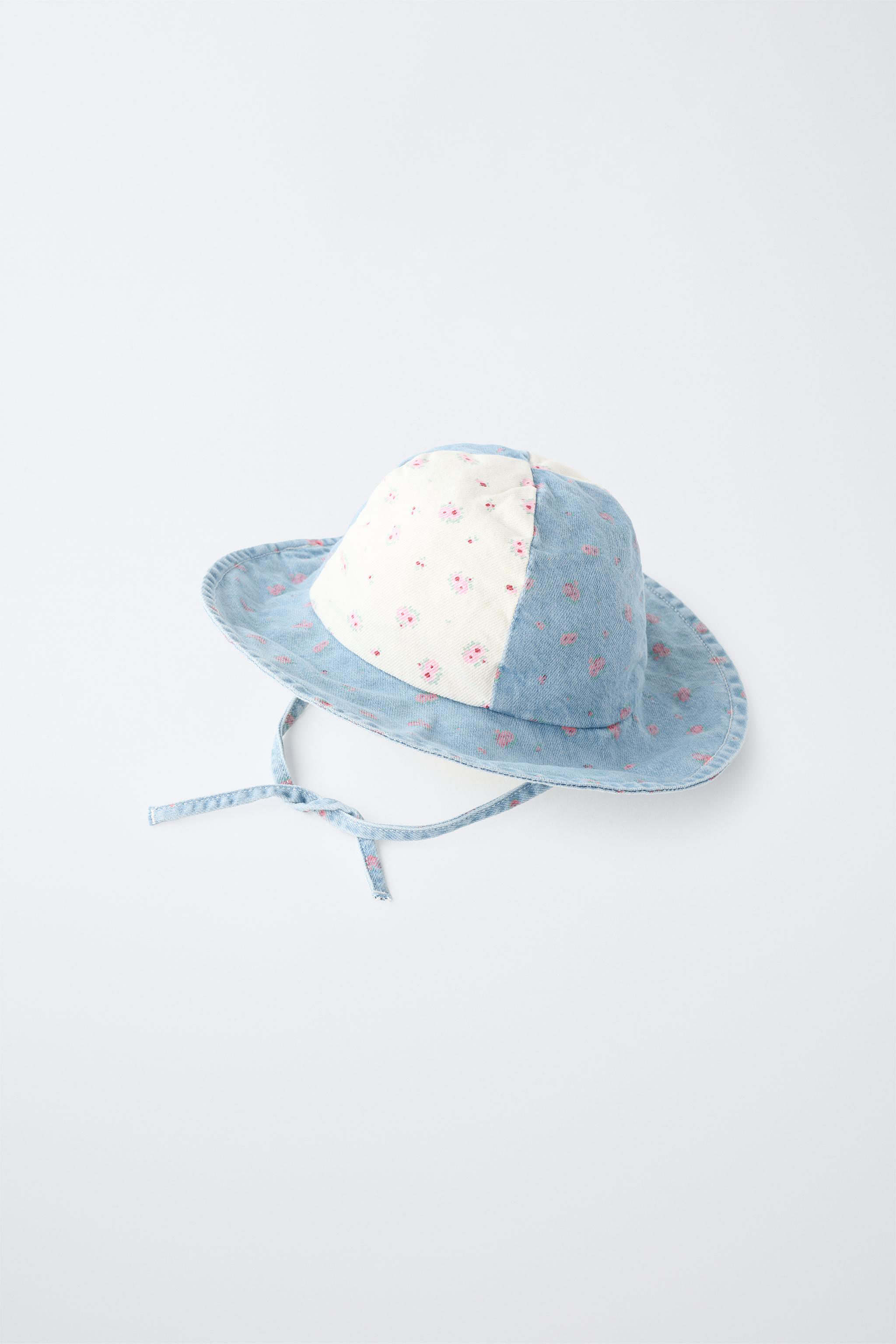 Детские головные уборы Zara FLORAL PATCHWORK BUCKET HAT — фото 3