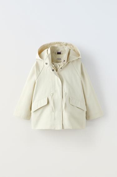 WATER-REPELLENT RUBBERISED DUNGAREES - Light green by Zara - Image 0